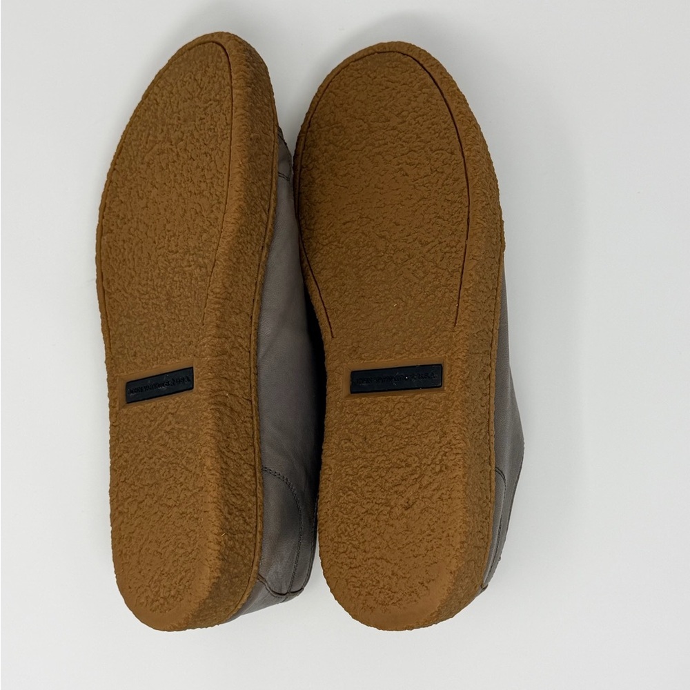 John Varvatos Gray Leather Sneakers - Picture 4 of 6